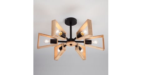 Потолочная люстра Eurosvet Klark 70056/6 черный