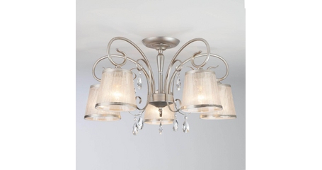 Потолочная люстра Eurosvet Liona 60065/5 серебро