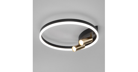 Потолочная люстра Eurosvet Luminari 90247/3 черный/золото Smart