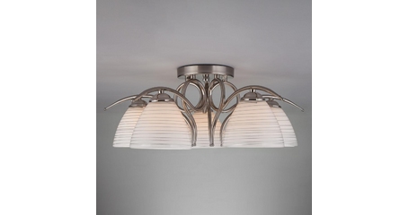 Потолочная люстра Eurosvet Megan 30121/5 сатин-никель