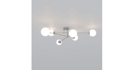 Потолочная люстра Eurosvet Netz 30181/6 хром Smart a062216