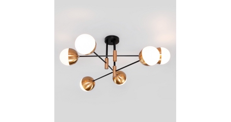 Потолочная люстра Eurosvet Nuvola 70129/6 латунь Smart a057072