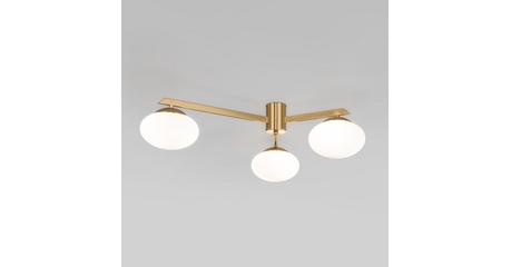 Потолочная люстра Eurosvet Opaline 70220/3 латунь a065763