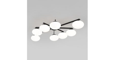Потолочная люстра Eurosvet Opaline 70220/8 черный Smart a065767