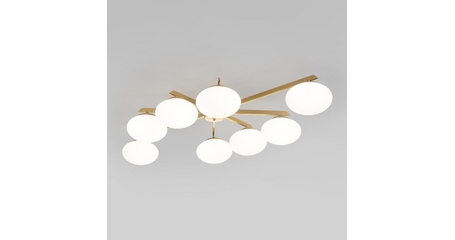 Потолочная люстра Eurosvet Opaline 70220/8 латунь Smart a065768
