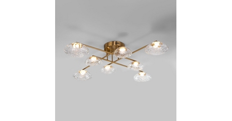 Потолочная люстра Eurosvet Ripple 50389 LED латунь a069026