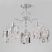 Потолочная люстра Eurosvet Scoppio 10101/5 хром/прозрачный хрусталь Strotskis