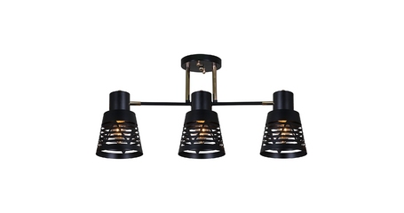 Потолочная люстра Reluce 06074-3.3-03 BK+FG