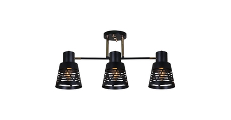 Потолочная люстра Reluce 06074-3.3-03 BK+FG