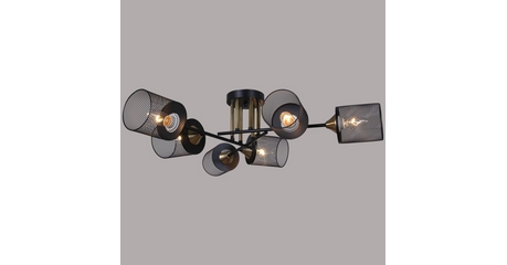 Потолочная люстра Reluce 38460-0.3-06 BK+COPPER