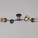 Потолочная люстра Reluce 48460-0.3-04 BK+COPPER