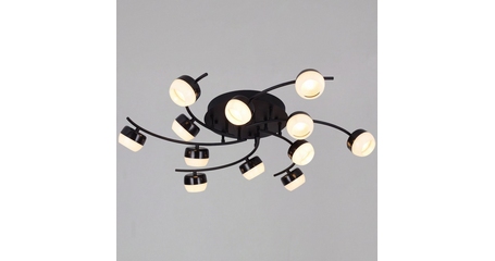 Потолочная люстра Reluce 90590-0.3-12 Black