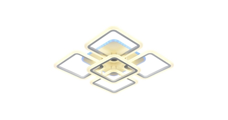 Потолочная светодиодная люстра Evoluce Qutro SLE200452-05RGB