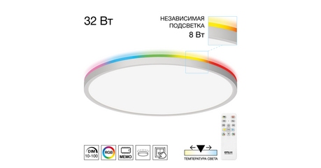 Потолочный светильник Citilux Norma LED RGB CL749400