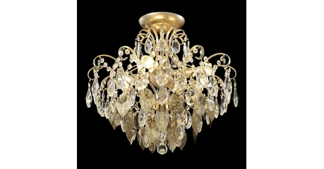 Потолочный светильник Crystal Lux ESMIRALDA PL4 GOLD