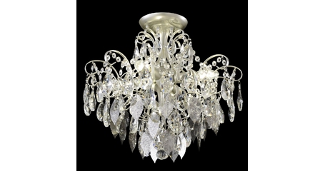 Потолочный светильник Crystal Lux ESMIRALDA PL4 SILVER