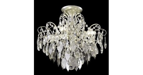 Потолочный светильник Crystal Lux ESMIRALDA PL4 SILVER