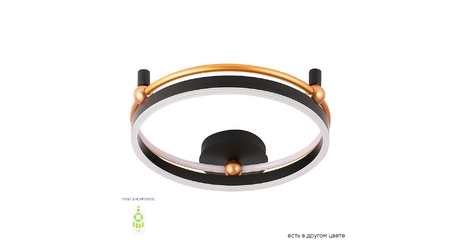 Потолочный светильник Crystal Lux FERNANDO PL48W LED BLACK/GOLD