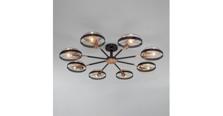 Потолочный светильник Eurosvet Gallo 70121/8 черный Smart a052342