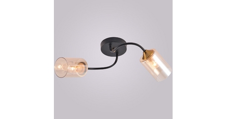 Потолочный светильник Reluce 01608-0.3-02 BK+BRASS