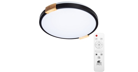 Потолочный светодиодный светильник Arte Lamp Jersey A2683PL-72BK