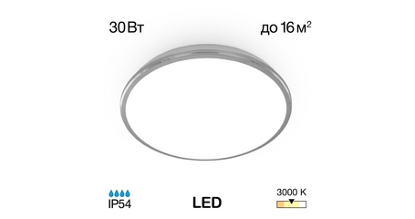 Потолочный светодиодный светильник Citilux Луна CL702301W