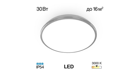 Потолочный светодиодный светильник Citilux Луна CL702301W