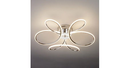 Потолочный светодиодный светильник Eurosvet Lozanna 90083/3 хром