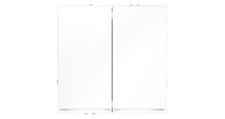 Проходной переключатель двухклавишный с подсветкой Voltum S70 VLS020402