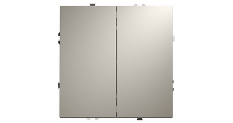 Проходной переключатель двухклавишный Voltum S70 VLS020303