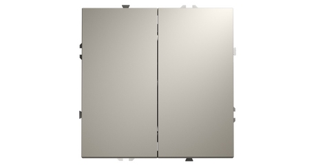 Проходной переключатель двухклавишный Voltum S70 VLS020303