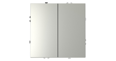 Проходной переключатель двухклавишный Voltum S70 VLS020305