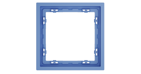 Рамка пластиковая Voltum S70 на 1 пост, (деним) VLS100115
