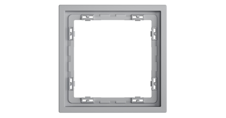 Рамка пластиковая Voltum S70 на 1 пост, (серый) VLS100116