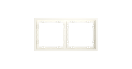 Рамка пластиковая Voltum S70 на 2 пост, (хлопок) VLS100213