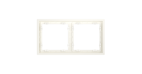 Рамка пластиковая Voltum S70 на 2 пост, (хлопок) VLS100213