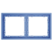 Рамка пластиковая Voltum S70 на 2 поста, (деним) VLS100215