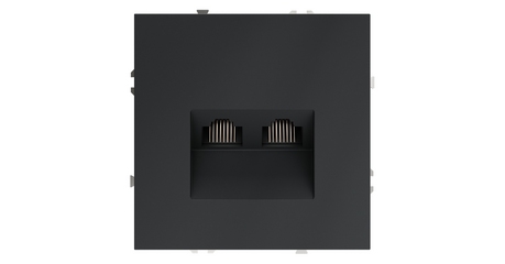 Розетка компьютерная двойная Voltum S70 VLS060207