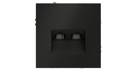 Розетка компьютерная двойная Voltum S70 VLS060208