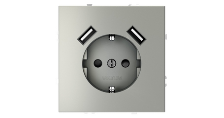 Розетка с USB, А+А Voltum S70 VLS040405