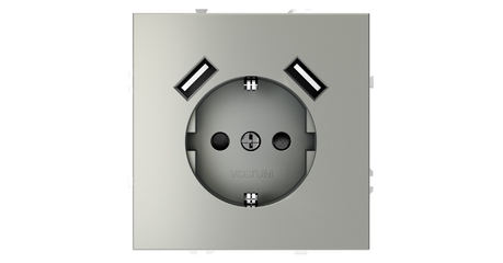 Розетка с USB, А+А Voltum S70 VLS040405