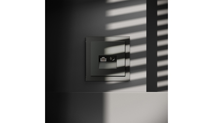 Розетка телевизионная встраиваемая Voltum S70 TV+RJ45 кат. 6, (титан) VLS060706