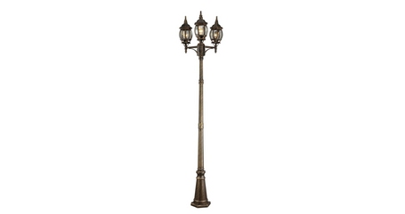 Садово-парковый светильник Arte Lamp Atlanta A1047PA-3BN