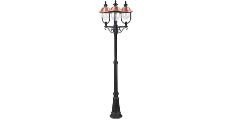 Садово-парковый светильник Arte Lamp Barcelona A1486PA-3BK