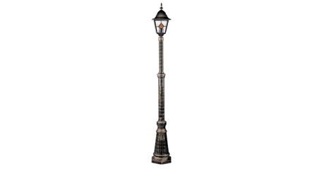 Садово-парковый светильник Arte Lamp Berlin A1017PA-1BN