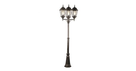Садово-парковый светильник Arte Lamp Genova A1207PA-3BN