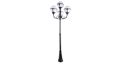 Садово-парковый светильник Arte Lamp Monaco A1497PA-4BK