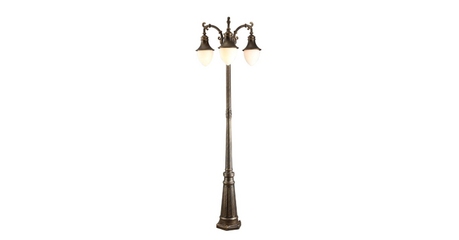 Садово-парковый светильник Arte Lamp Vienna A1317PA-3BN