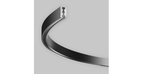 Шинопровод магнитный полукруг Maytoni Flarity TRX154-SR-D650-B