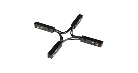 Соединитель гибкий токопроводящий X-образный для низковольтного шинопровода Novotech Flum 135178